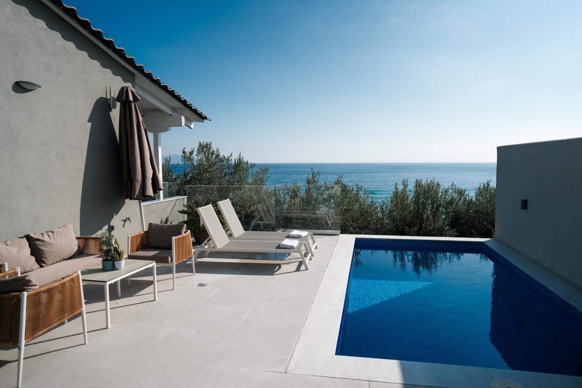 Aegean View Villa Loutra Elevtheron Екстер'єр фото