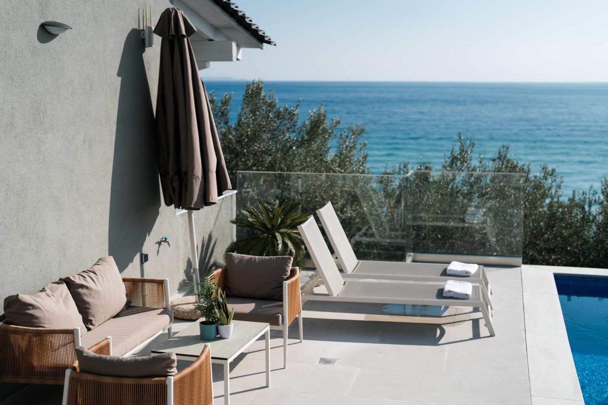 Aegean View Villa Loutra Elevtheron Екстер'єр фото