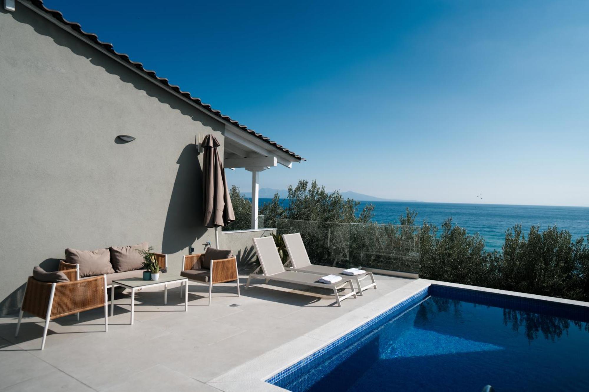 Aegean View Villa Loutra Elevtheron Екстер'єр фото