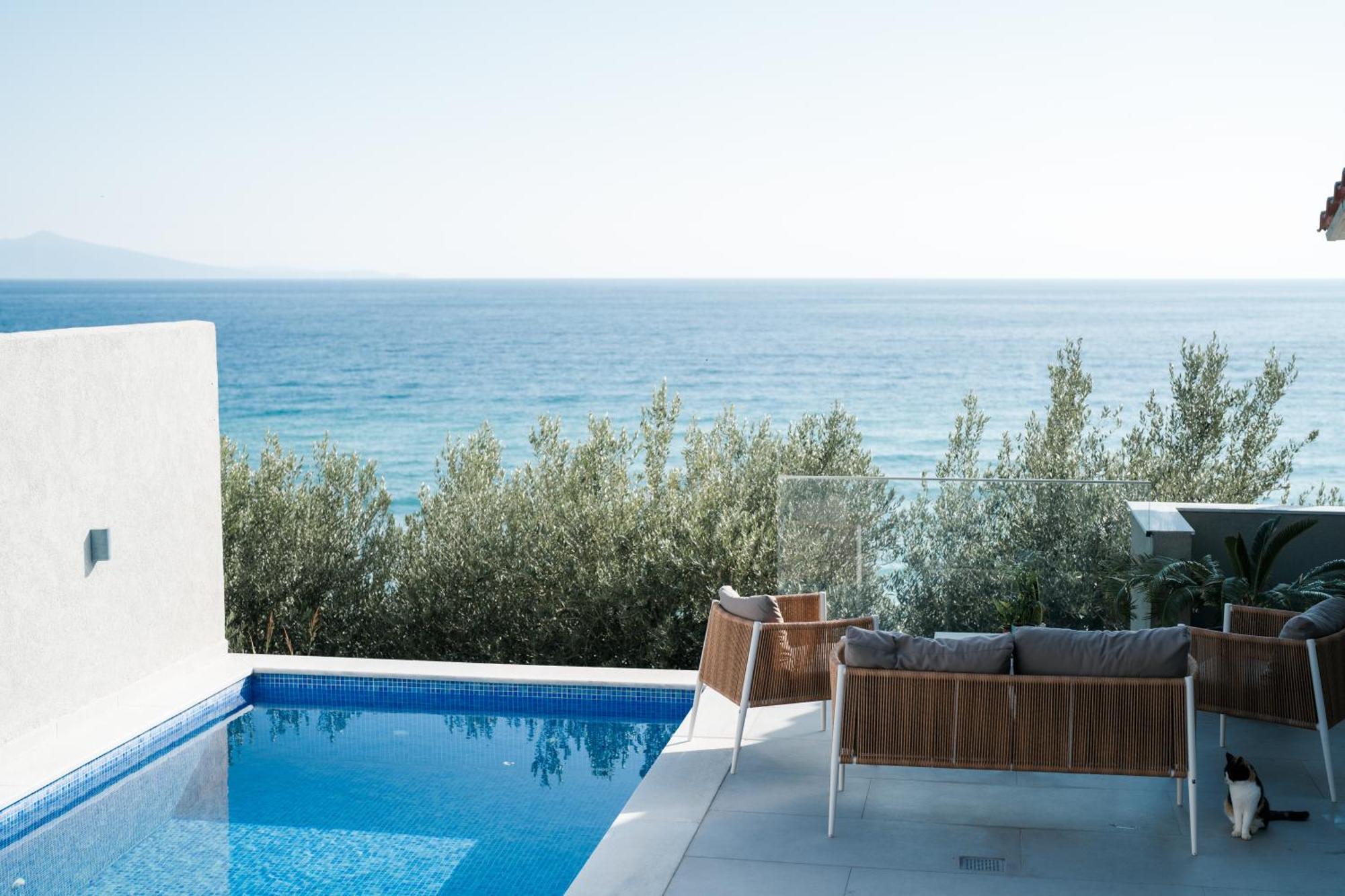 Aegean View Villa Loutra Elevtheron Екстер'єр фото